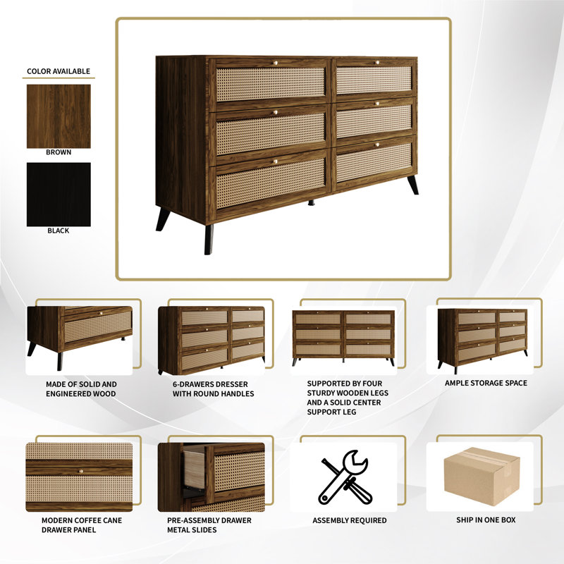 Porston Dresser, Brown