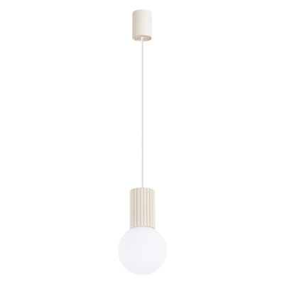 Bernis 1 - Light Brushed Nickel Pendant
