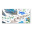 50cm W x 100cm L Glass Peel and Stick Panel