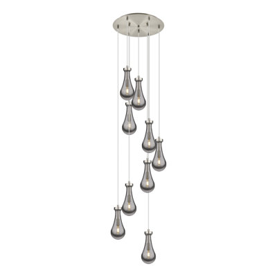 Luminaire suspendu à 9 lumières Rameriz