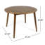 Table d'extérieur en bois, 48,07 po de diamètre, finition, base pour patio à pieds carrés, rehausse la surface-910293413-910293408