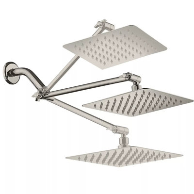 Waterfall Rain Shower Head with Shower Arm High Pressure For Shower Faucet Set