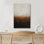 «Neutral Toned Abstract Gradient Landscape Art», reproduction d'art sur toile encadrée