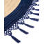 Patoka Jute Round Beige/ Dark Blue Area Rug-958155772