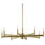Tuscany 8 Light Metal Dimmable Chandelier-1660520754