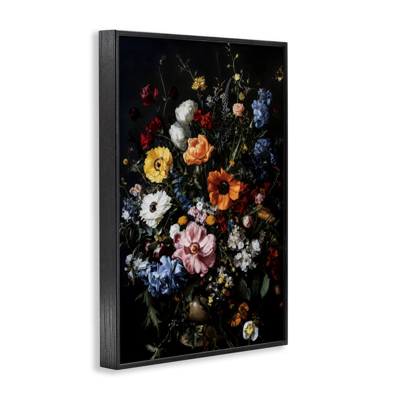 Giclée encadrée, opaque foncé, design by Creative Studio, H 18 po x l 12 po, Giclée encadrée noir minuit