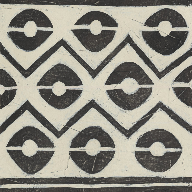 Motifs tribaux IV, H 30 po x l 30 po x P 1,25 po