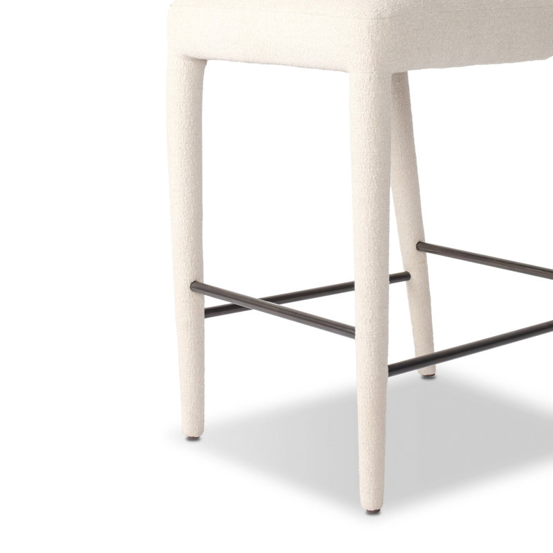 Beverly Stool-Crypton Wayfarer Snow-Bar, Crypton Wayfarer Snow, Counter Stool (27.5" Seat Height)