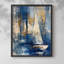 NAUTICAL Series CXCV III - Impression encadrée de qualité supérieure - Prêt à être accroché - Aucun clou requis-1214516481-1214516536