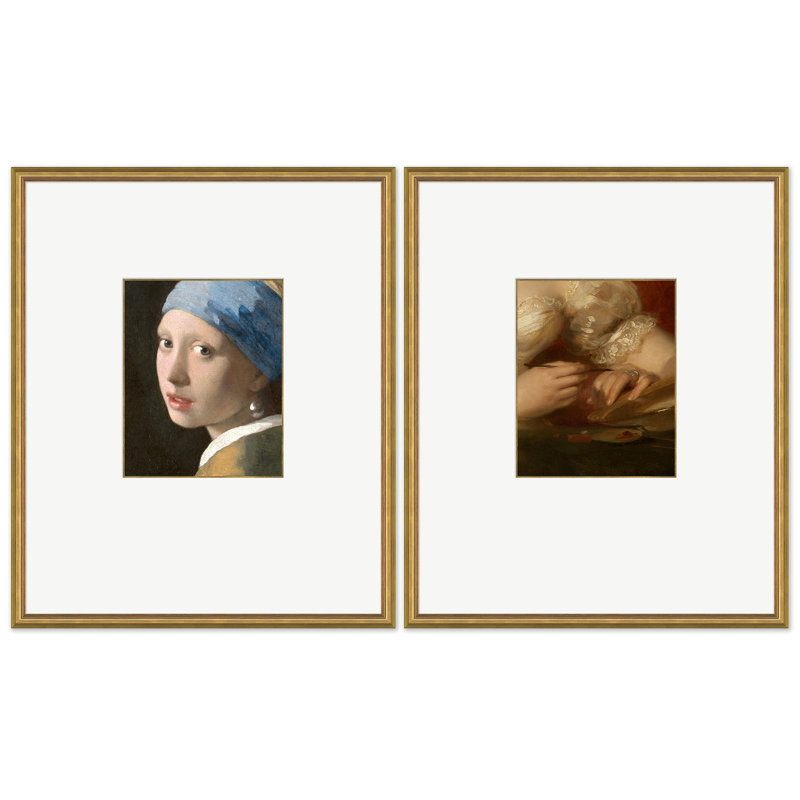 Johannes Vemeer Paintings Print by Johannes Vemeer