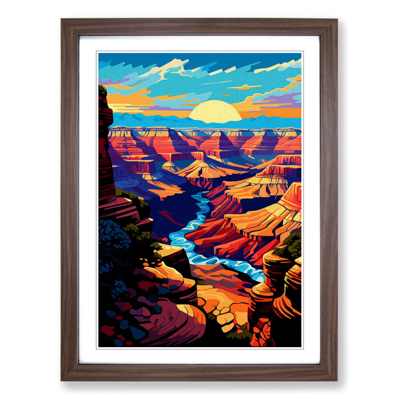 Grand Canyon Pop - Framed Print