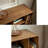 Medieval retro style bookcase