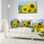 Coussin lombaire floral magnifique