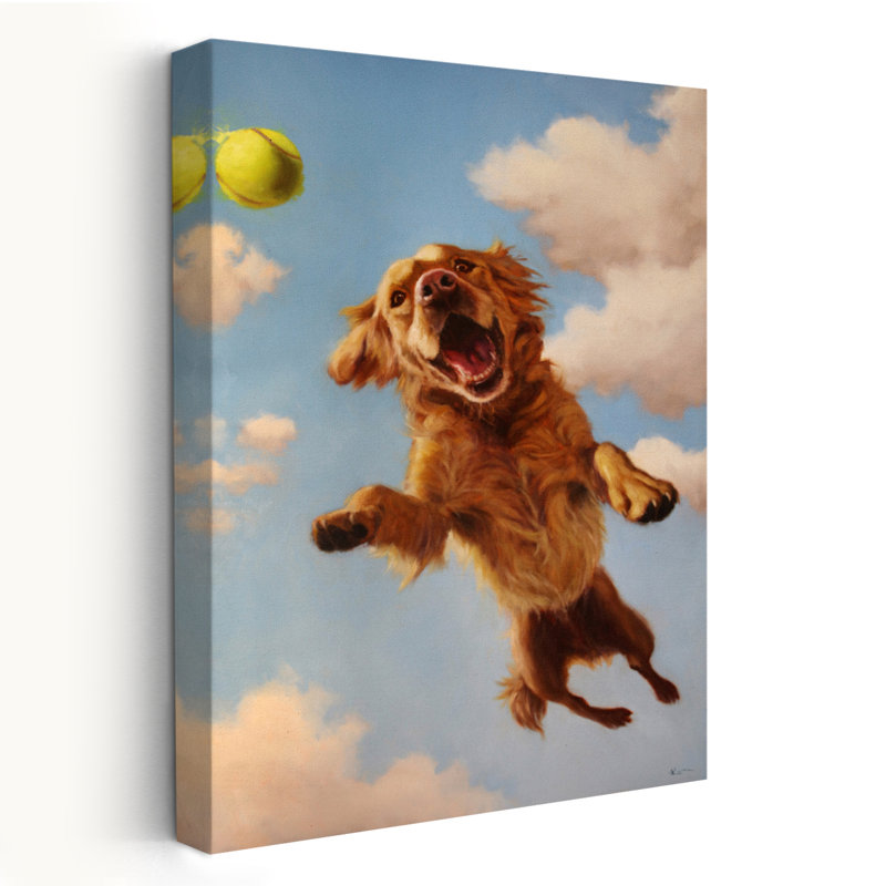 Fetch - animaux, chiens, art, H 24 po x l 16 po