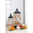 Wood Lanterns with Tin Roof - Set of 2
