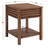 Charnay 20” Square Wood End Table With Drawer And Shelf-1568990973