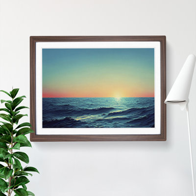 Ocean Sunset - Framed Print