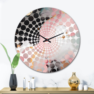 Griess - Horloge murale abstraite en marbre