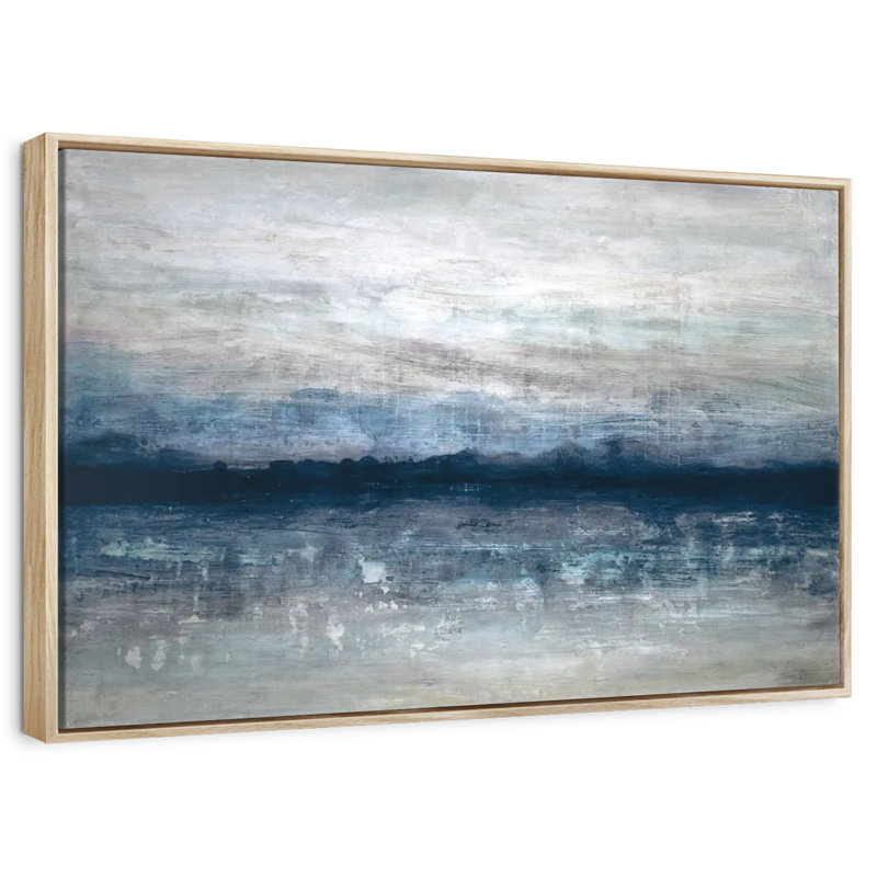 Shimmer Fausley, Floating Frame Natural Wood, 19" X 13"