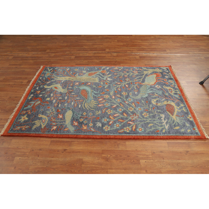 Tapis oriental à motif animalier Ziegler