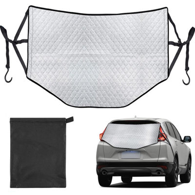 Car Rear Windshield Snow Cover, Winter Forst Ice Sun Dust Protector For  Back Window, Rear Windshield Snow Cover, Back Window Frost Cover Offers Complete Protection From Snow, Ice And Other Winter Debris
