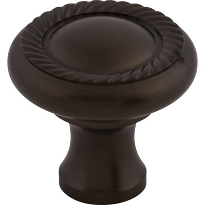 Swirl Cut 1 1/4" Diameter Round Knob