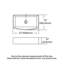 Lavabo en céramique blanc 33 po - Bord arqué avec tablier simple à l'avant 33 po Peaceful