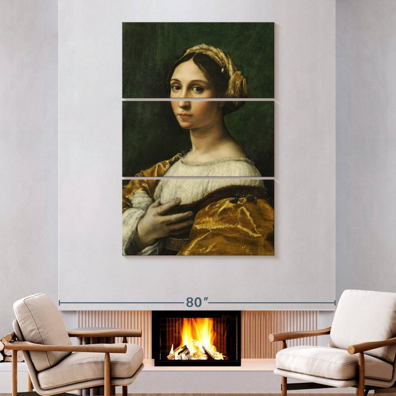 Portrait de jeune femme Leisha 1515-1520, H 74 po x l 48 po
