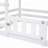 Twin Over Twin House Bunk Bed With Fence And Door-1165679975
