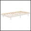 Structure de lit flottante de conception moderne, base de lit en bois-296375829-296375835