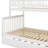 Space-Saving Twin Over Full Bunk Bed With Trundle And Attached Staircase-1601301957