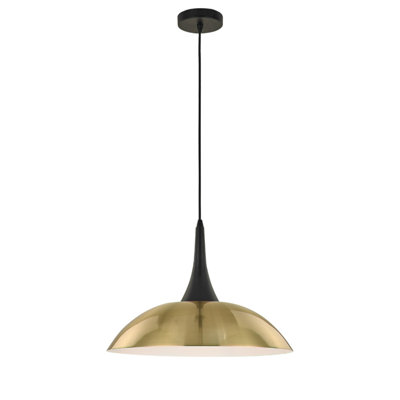 Dhyana 1 - Light Gold Dome Pendant