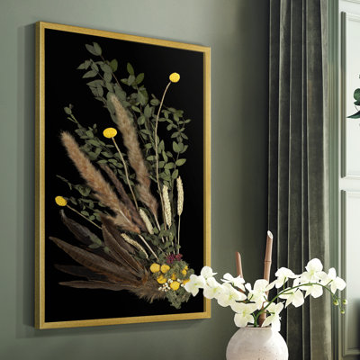 Nosegay V Framed Print - Solid Wood