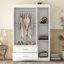 Armoire à miroir 3 portes avec tablettes-254635180
