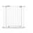 hauck Open N Stop Pressure Mounted Fit Baby Safety Gate with 8" Extension, White