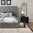 Silvester Modern Upholstered Platform Storage Bed with Wooden Slats, no box spring needed-87771810-86592363