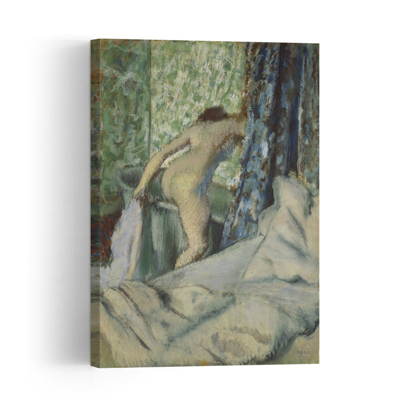 The Morning Bath, 1887-90 Abstract Contemporary Wall Art Print by Edgar Degas - Wrapped Canvas Print, 60.96cm H x 40.64cm W