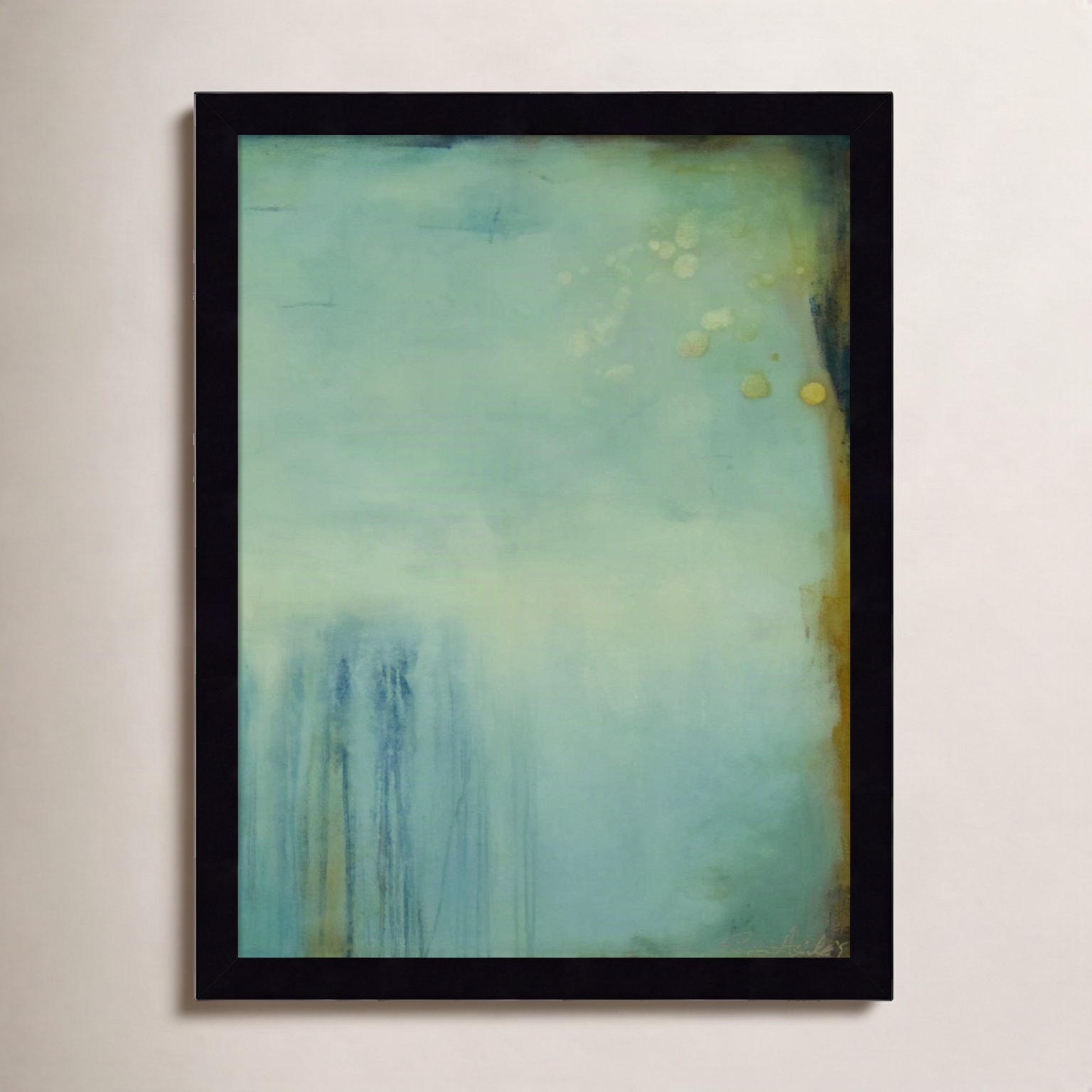 Whispering Souls II Print by Erin Ashley, 17" H x 13" W, Black