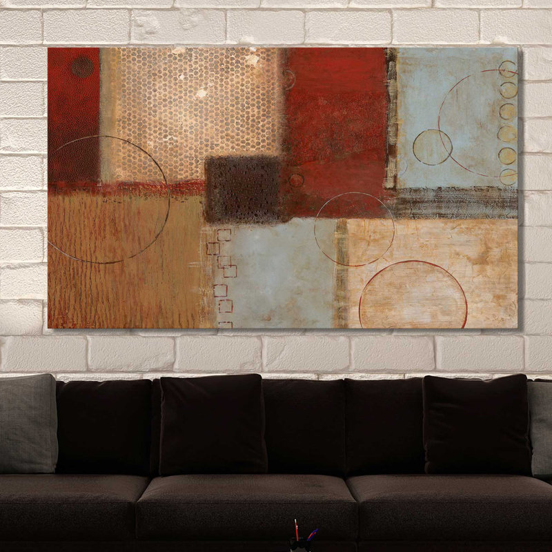 « seasons go round i », reproduction d’art en acrylique sur toile, H 24 po x l 40 po x P 1,5 po