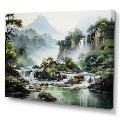 " Vietnam Waterfalls Silver Cascade II "