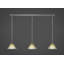 Luminaire suspendu linéaire sur pied 3 lumières avec verre Firré Saturn de 7 po-116396095-32325968