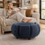 Repose-pieds avec rangement Pumpkin avec plateau réversible, tabouret d'appoint rembourré et table basse-133353983