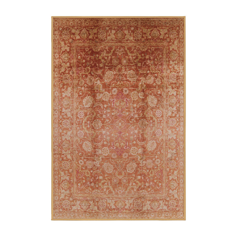 Tapis oriental rouille / brun clair Sejer, Rectangle 6 pi x 9 pi