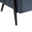 Fauteuil d'appoint 26,38 po Modern Blue Grey Basic avec revêtement en polyester et structure en métal robuste-1558711871