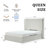 Carmen Upholstered Wingback Bed-1109086687-1122909131