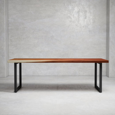 Table de salle à manger en bois massif Dunwoody