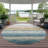 Machine Washable Indoor/Outdoor Chantille ACN2941 Striped Rug-128961524