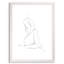 «Nude Contour S Croquis I» par Paul Cezanne - Reproduction d'art sur toile encadrée-327081331-327081330-327044510