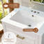 Meuble-lavabo autoportant de 24 po avec lavabo en céramique intégré-1916685424