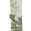 Coussin à haut dossier d'extérieur imprimé feuilles 20 x 45 po sauge